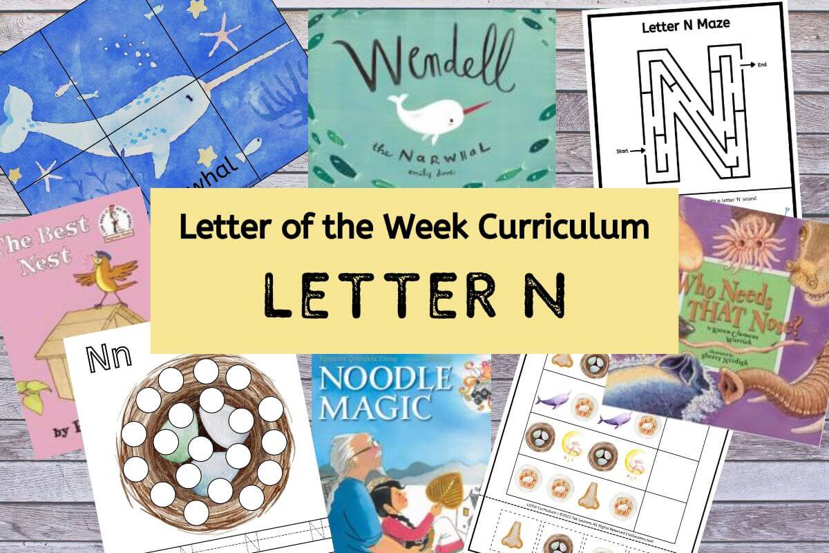 curriculum focused on the letter N